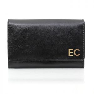 Personalised Purse Gold Initials Leather Purse