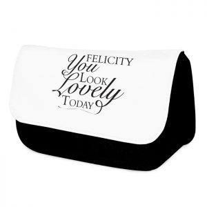 Personalised You Look Lovely Makeup Bag