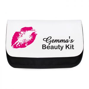 Personalised Lips Makeup Bag