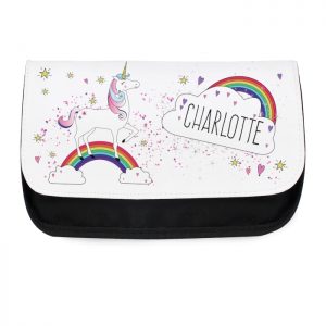 Personalised Unicorn Makeup Bag