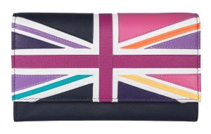 Union Jack RFID Leather Purse