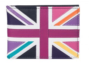 Union Jack Leather Card Holder