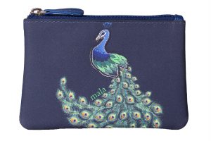 Peacock Leather Coin Purse