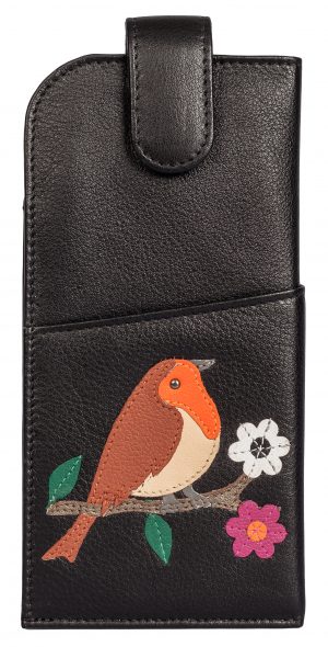 Robin Leather Glasses Case