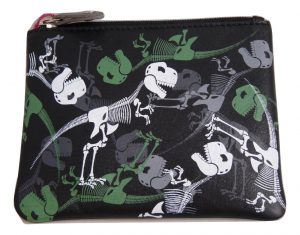 Leather Dinosaur Coin/Card Purse