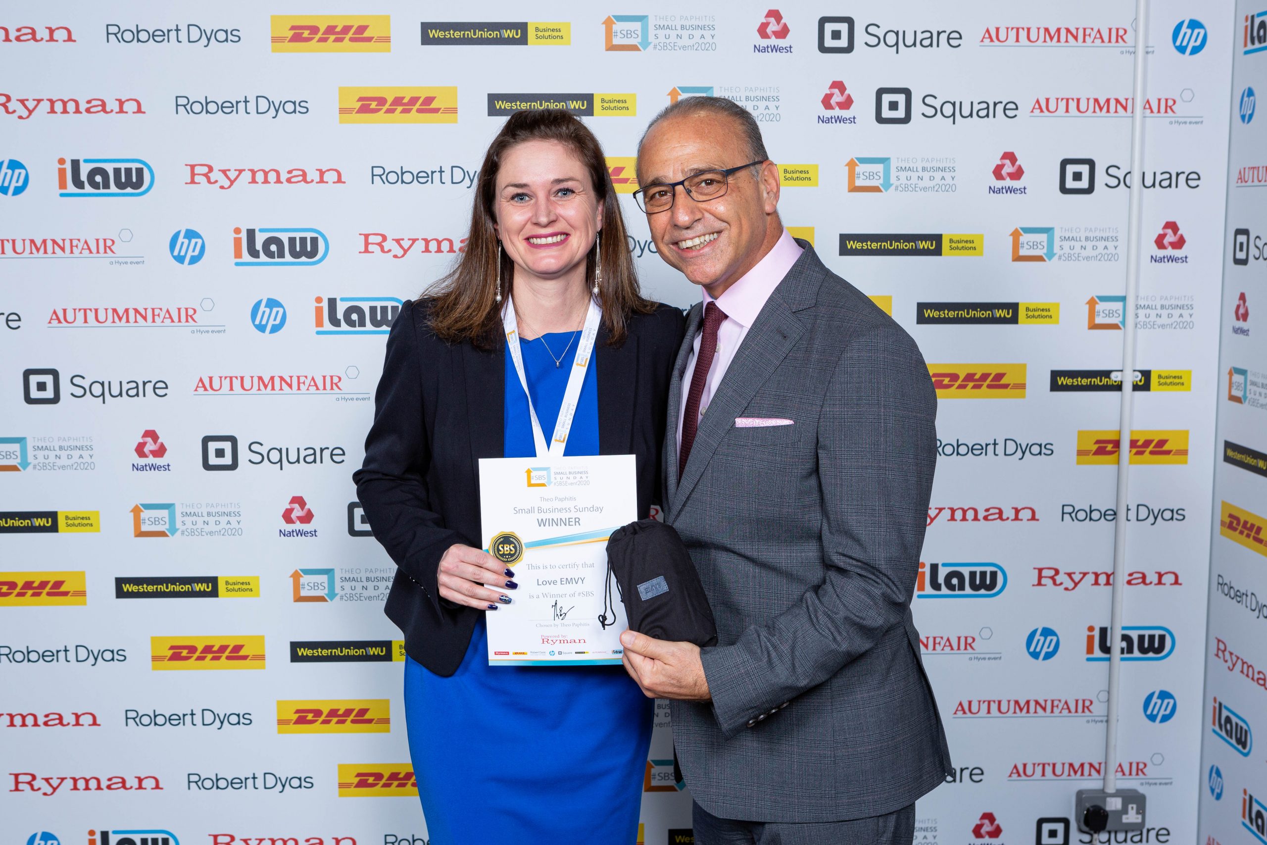Theo Paphitis Business Award for Love EMVY.