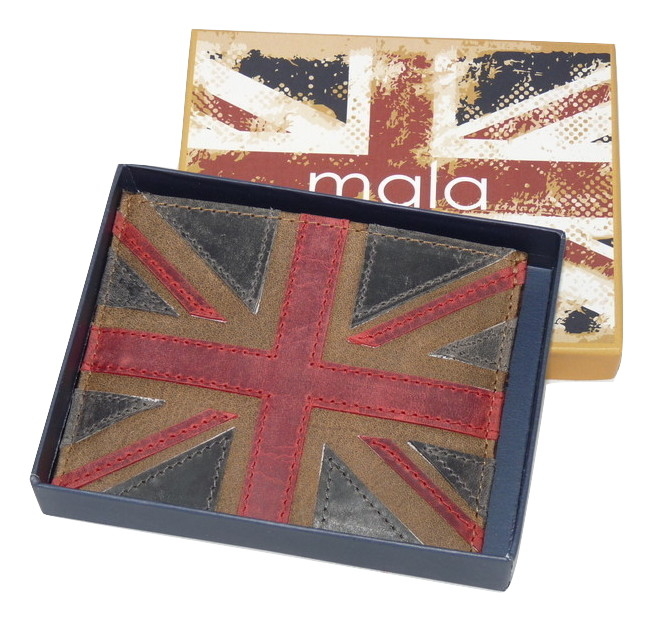 Union Jack Leather RFID Card Holder - Image 3
