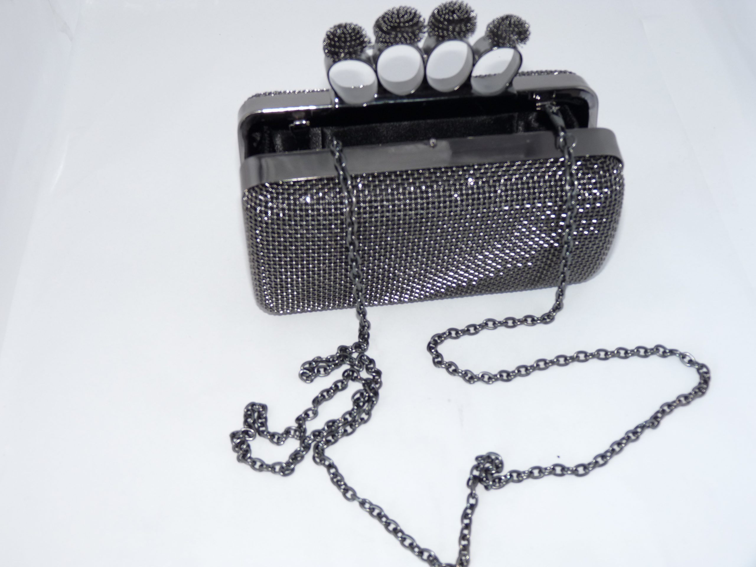 Nickel Metal Mesh Clutch - Image 2