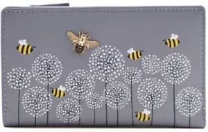 RFID Leather Compact Bee Coin /Card Purse