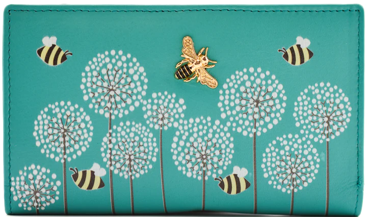 RFID Leather Compact Bee Coin /Card Purse - Image 5