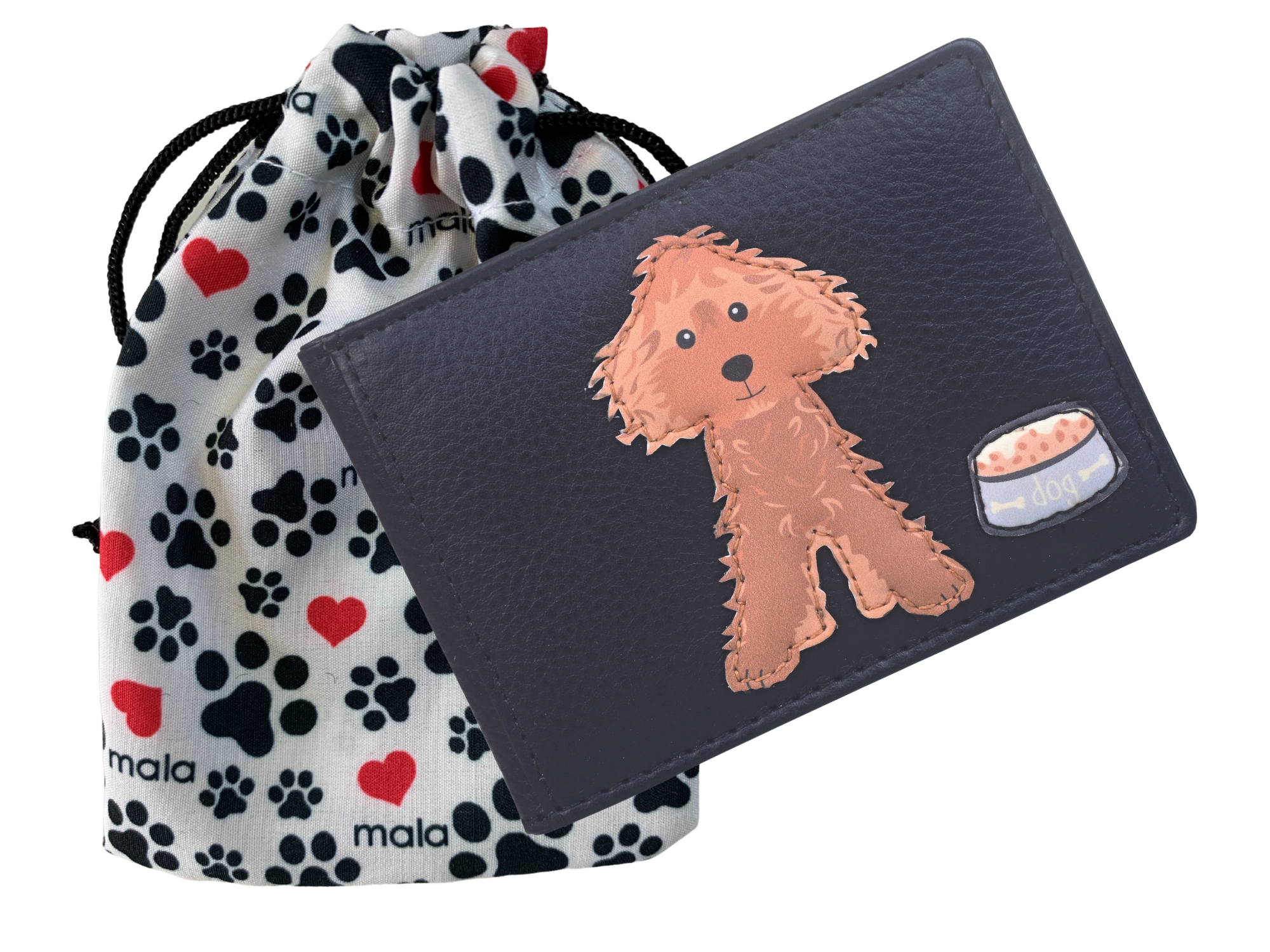 Leather Cockapoo RFID Card / ID Holder - Image 2