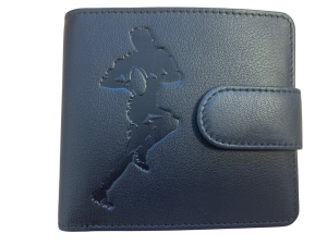 Leather RFID Rugby Wallet