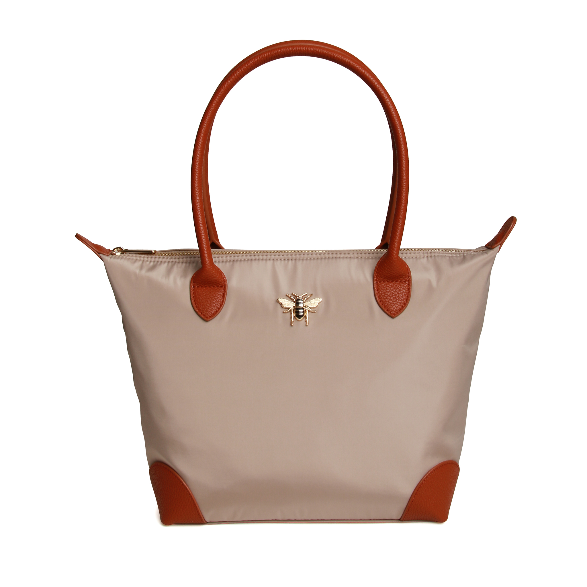 Shoreditch Bee Tote Bag - LARGE STONE