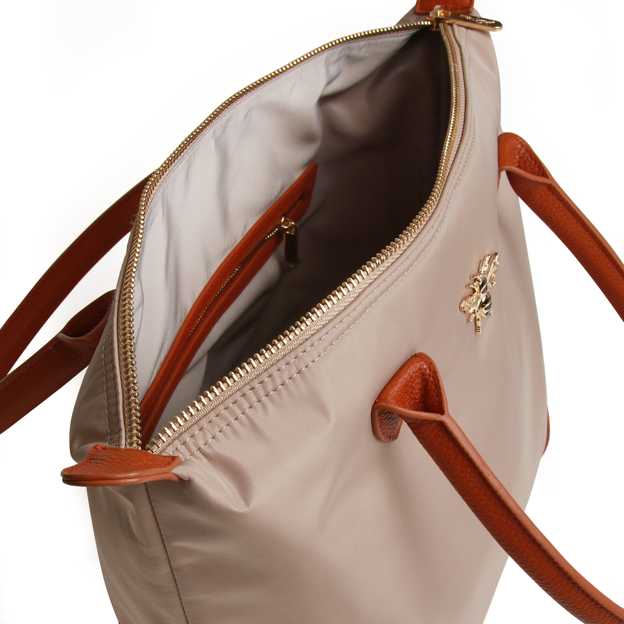 Shoreditch Bee Tote Bag - LARGE STONE - Image 4