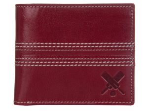 Edgbaston Cricket Leather RFID Bifold Wallet
