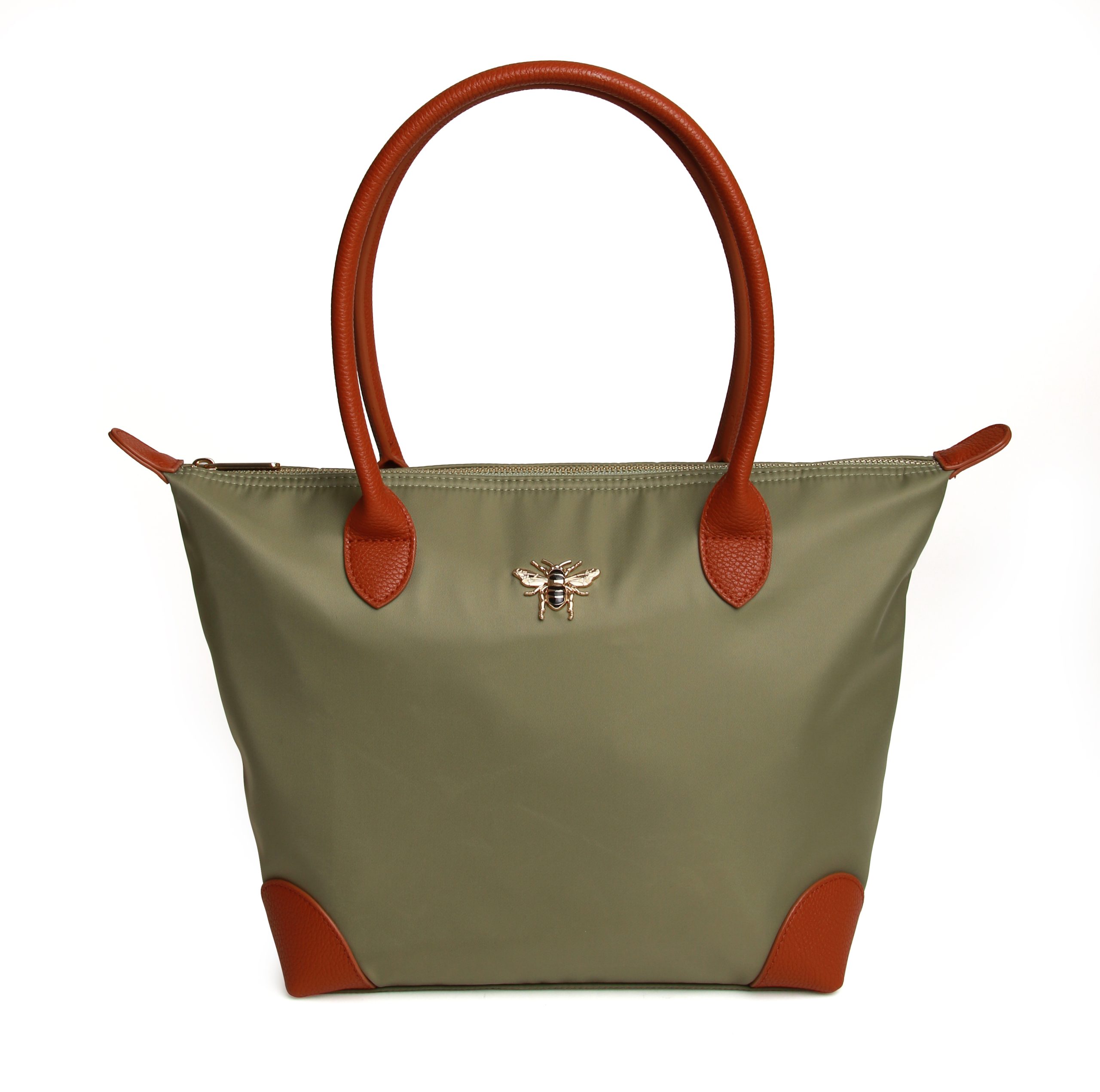 Shoreditch Bee Tote Bag - MEDIUM Sage