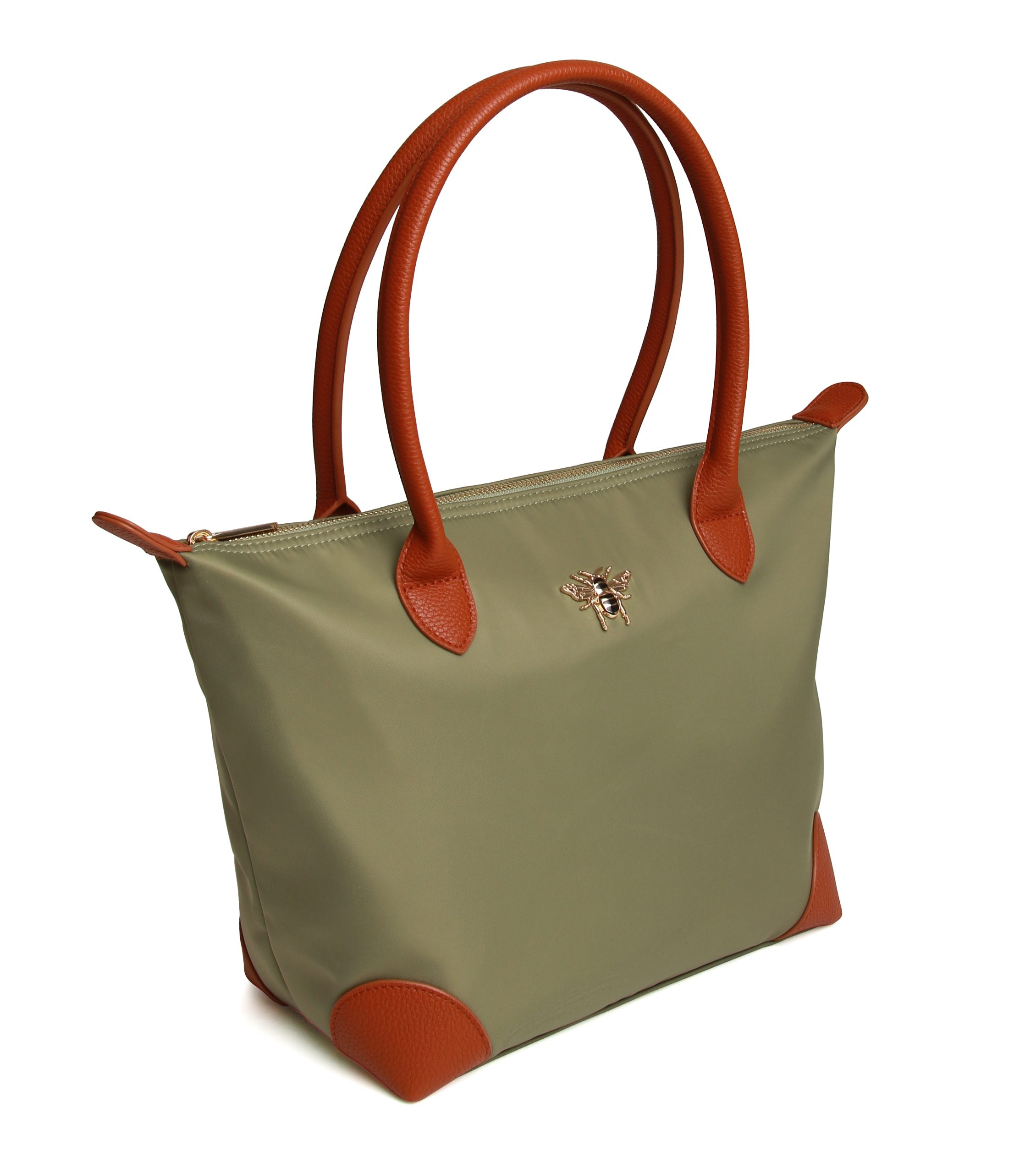 Shoreditch Bee Tote Bag - MEDIUM Sage - Image 2