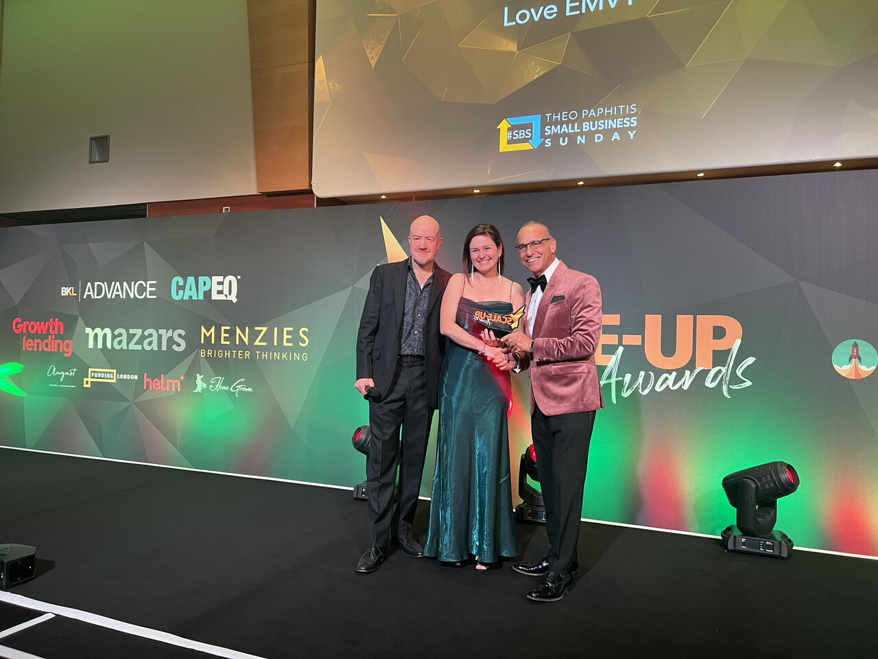 Love EMVY Ltd : Awarded SBS Business Scale Up Award by Dragons’ Den Star Theo Paphitis