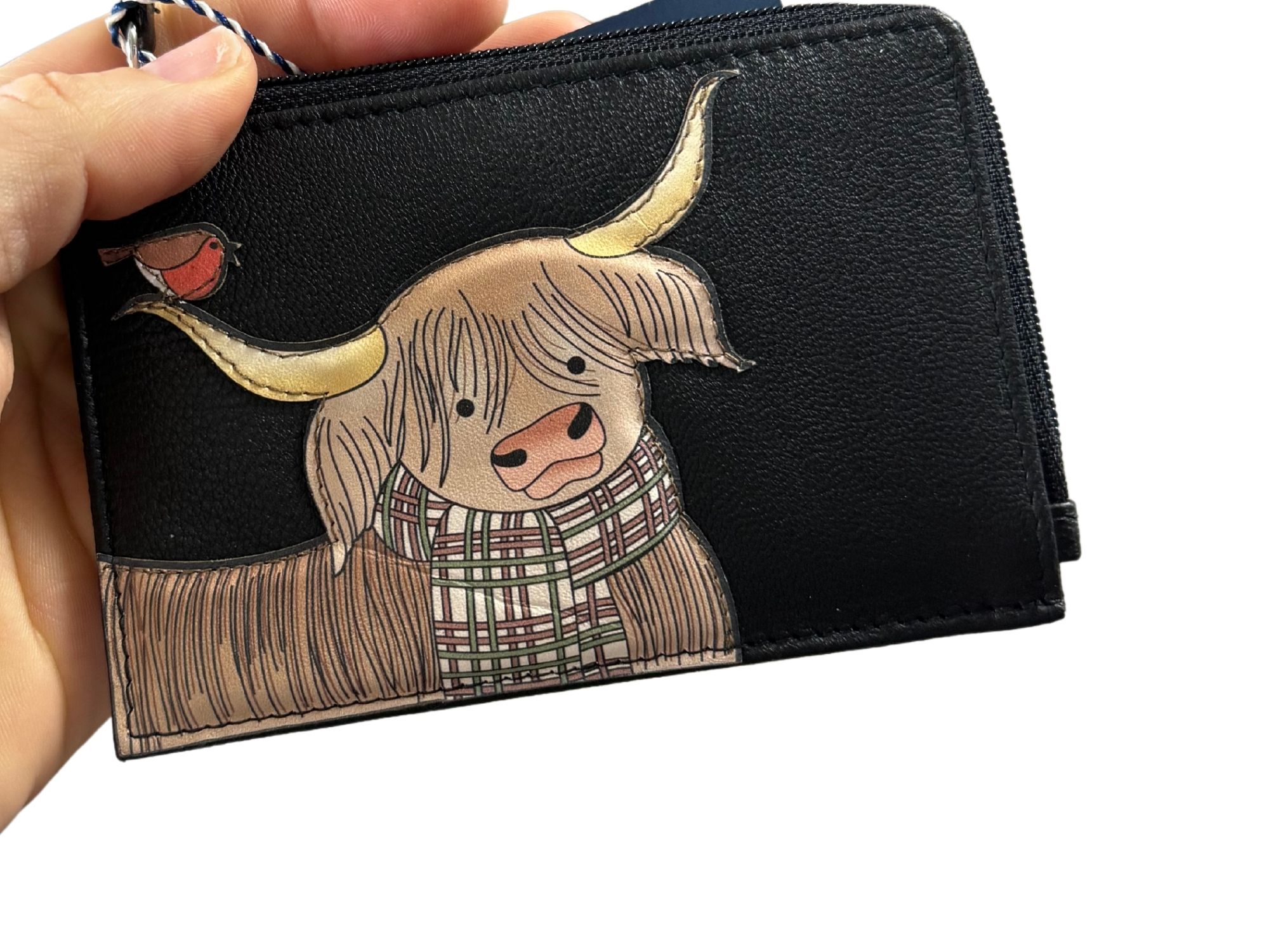 RFID Leather Callum Cow Coin /Card Purse - Image 7