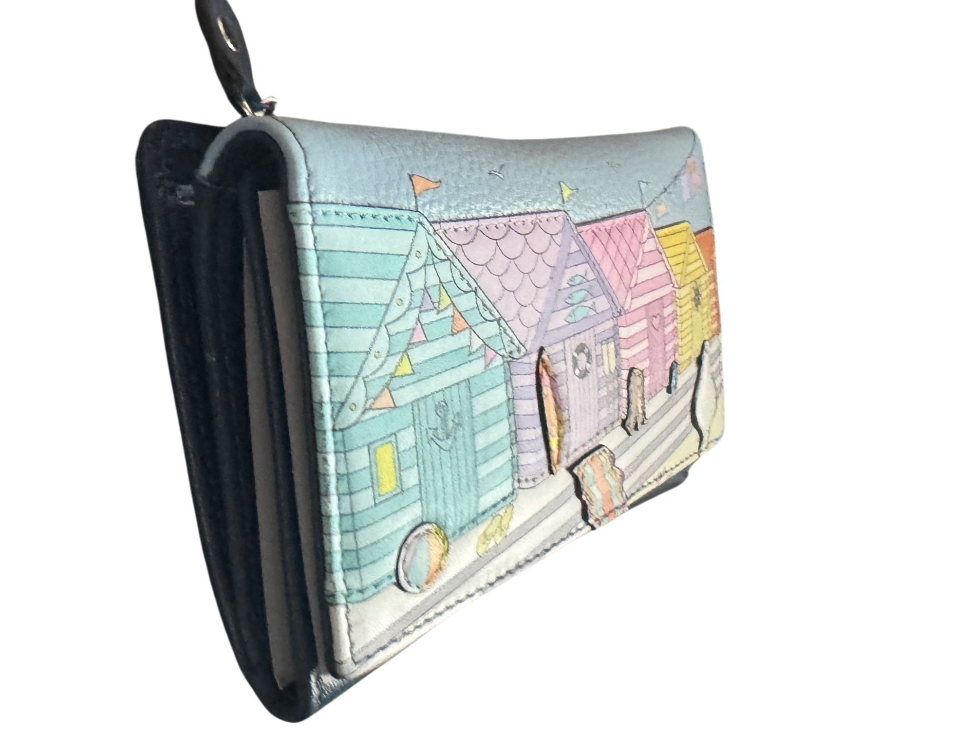 RFID Leather Woolacombe Large Trifold Purse - Image 4