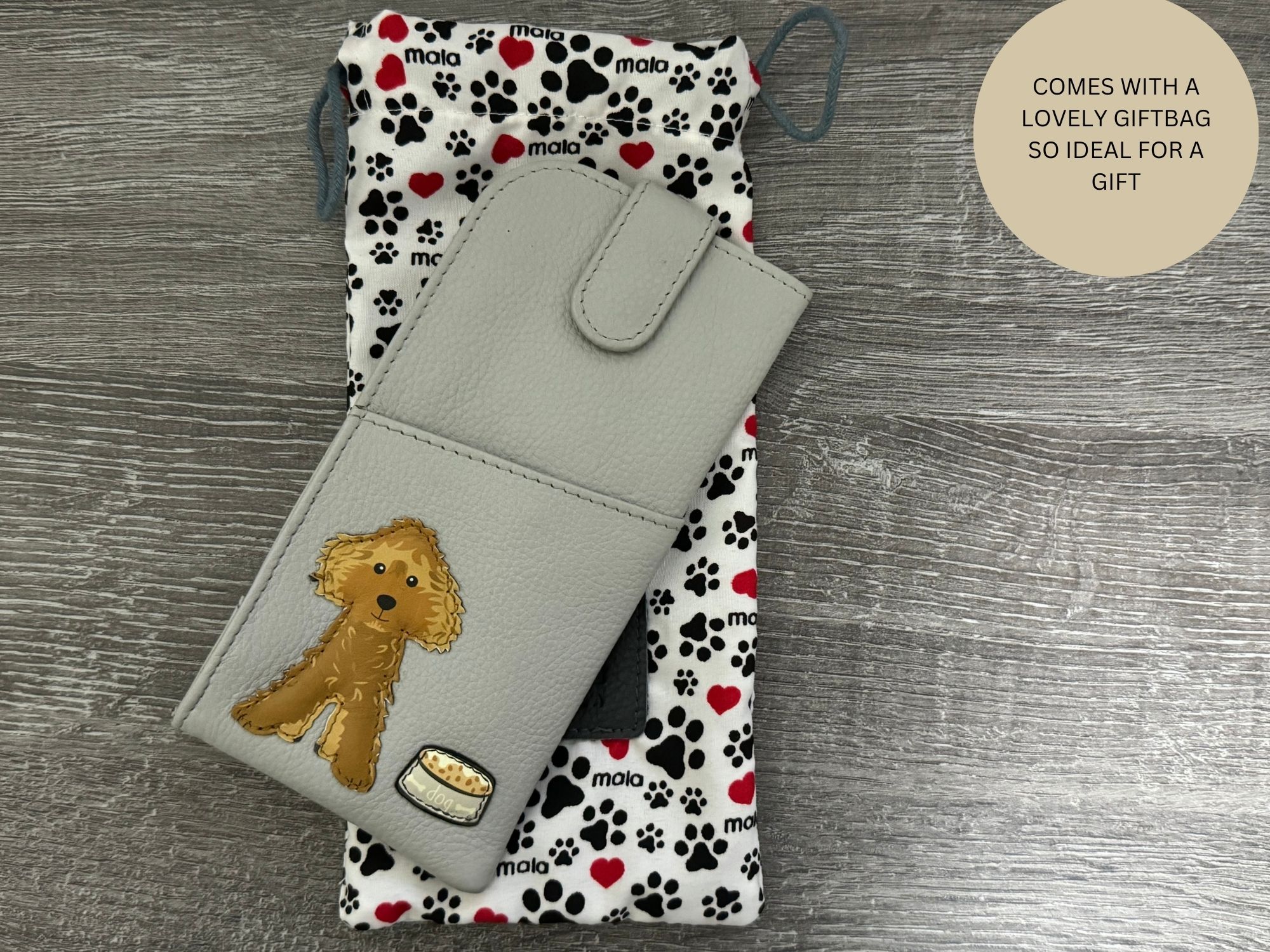 Cockapoo Dog Leather Glasses Case - Image 3