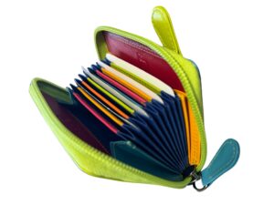 Concertina RFID Leather credit card holder
