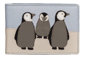 Leather Penguin Card / ID Holder