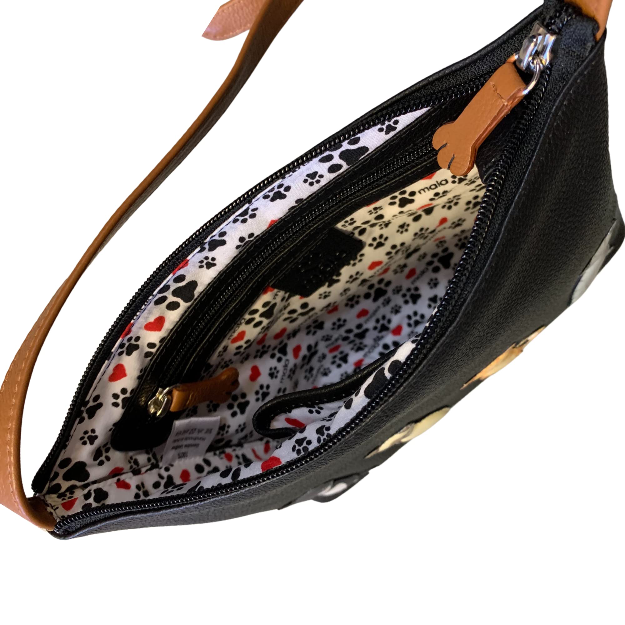 Sitting Cats Leather Midi Crossbody Bag - Image 10