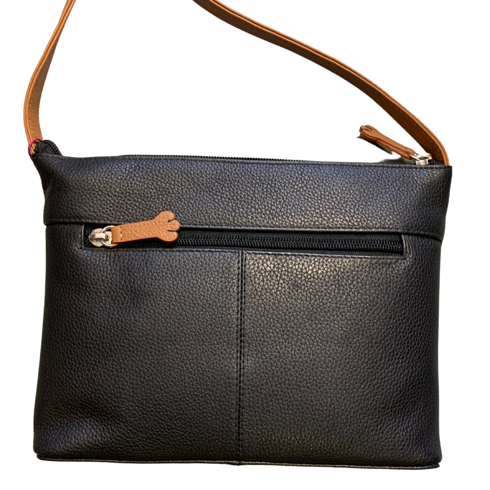 Sitting Cats Leather Midi Crossbody Bag - Image 17