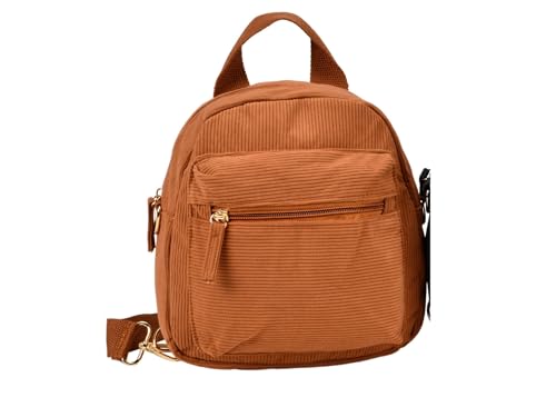 2 in 1 Mini Backpack & Crossbody Corduroy Multifunction Convertible Bag - Image 3