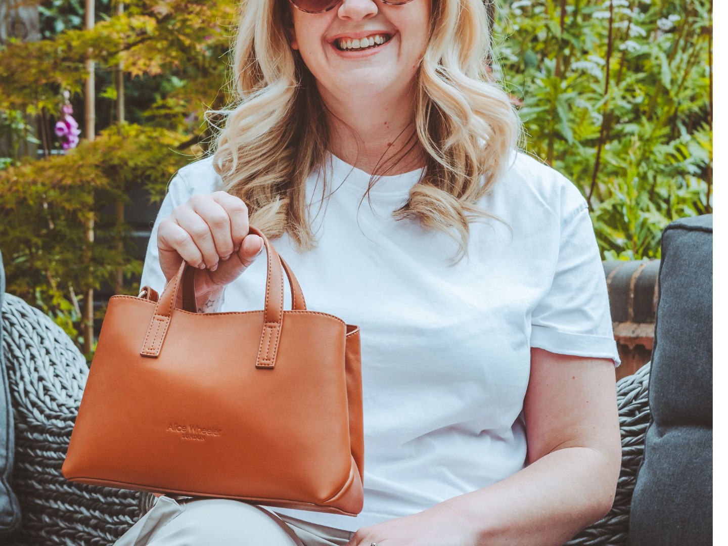 Vegan Nappa Range Florence Handbag Grab Bag Shoulder Bag - Image 9