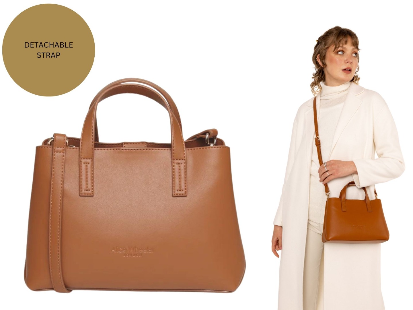 Vegan Nappa Range Florence Handbag Grab Bag Shoulder Bag