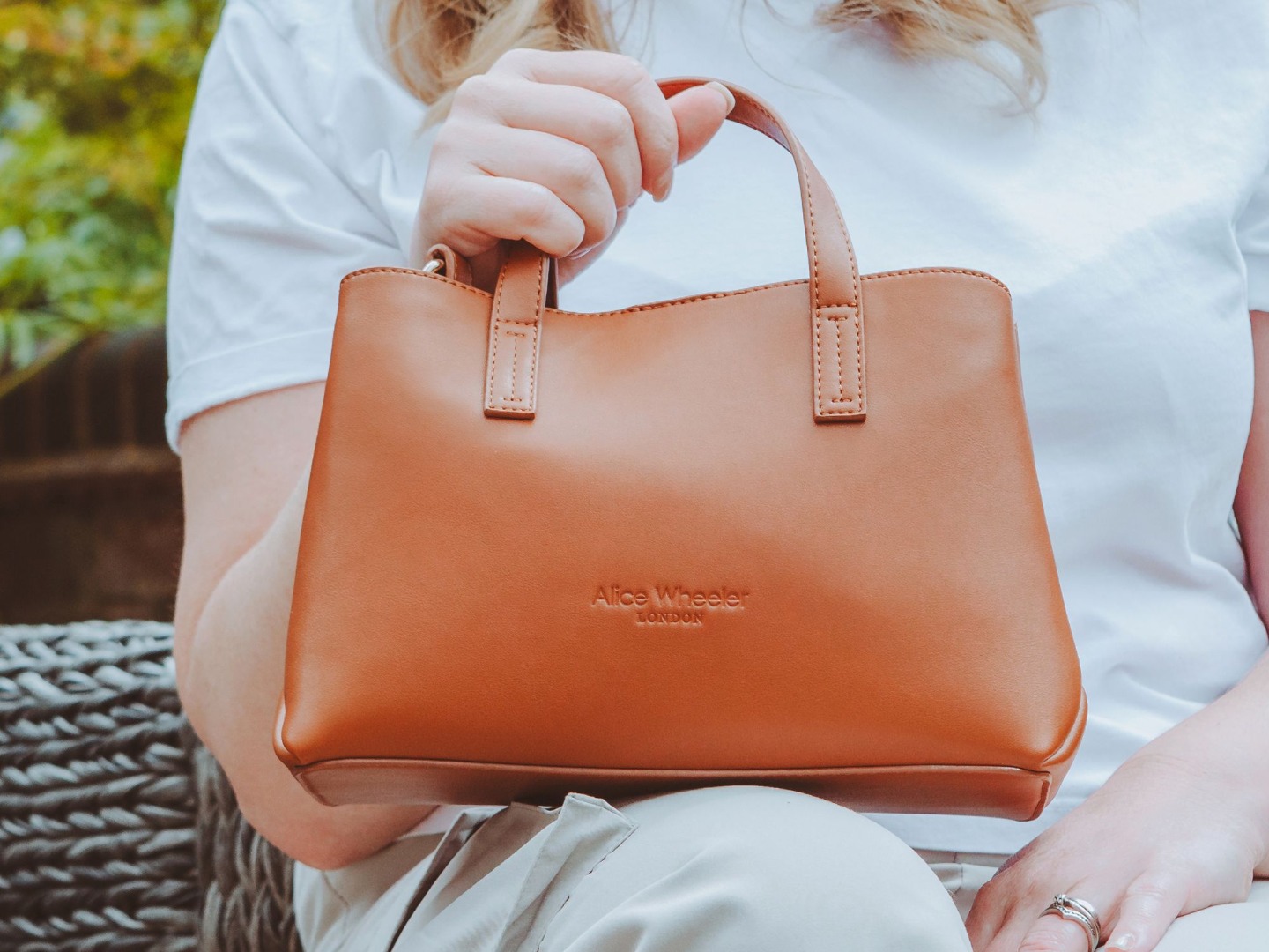 Vegan Nappa Range Florence Handbag Grab Bag Shoulder Bag - Image 10