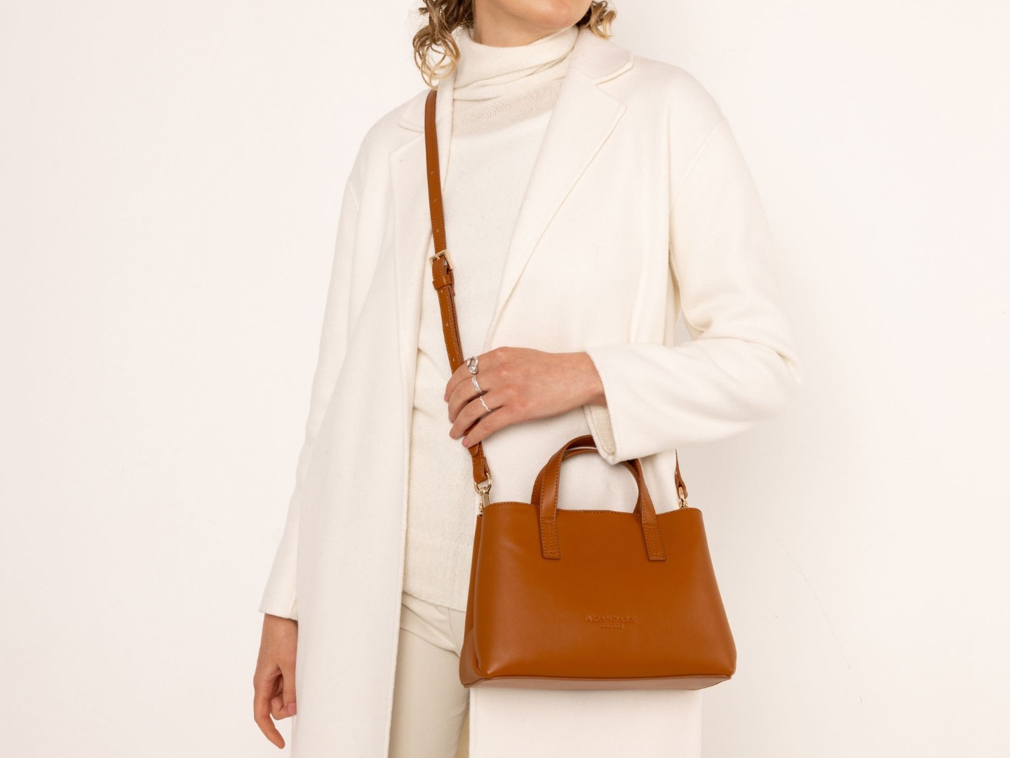 Vegan Nappa Range Florence Handbag Grab Bag Shoulder Bag - Image 7