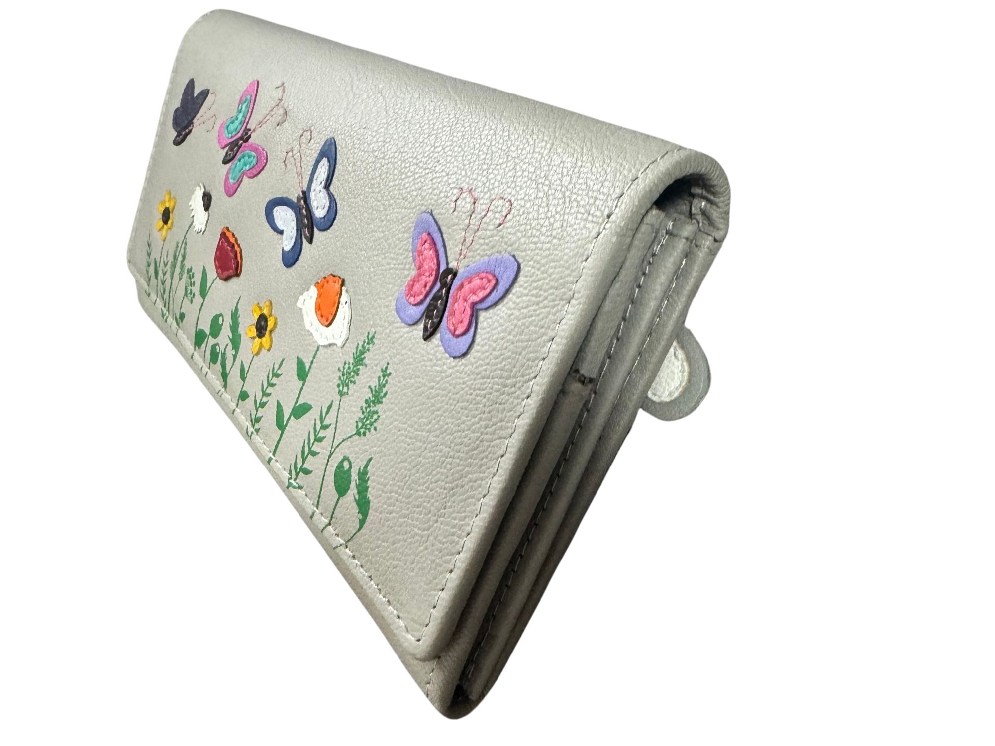 Butterfly RFID Leather Matinee Purse - Image 10