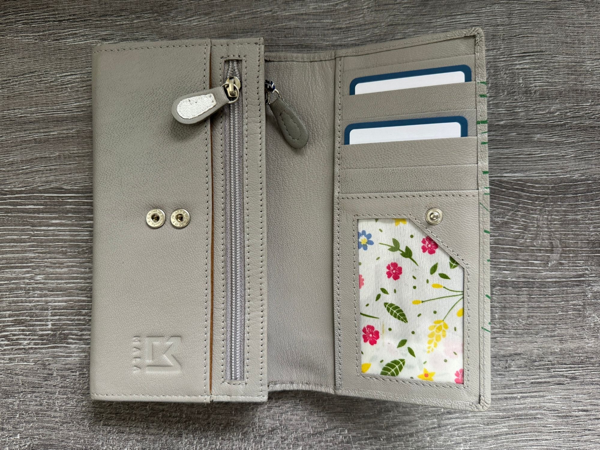 Butterfly RFID Leather Matinee Purse - Image 8