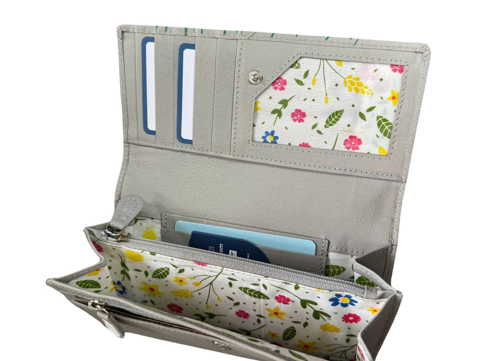 Butterfly RFID Leather Matinee Purse - Image 6
