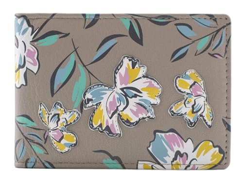 Zinnia Leather Floral RFID Card Holder - Image 5