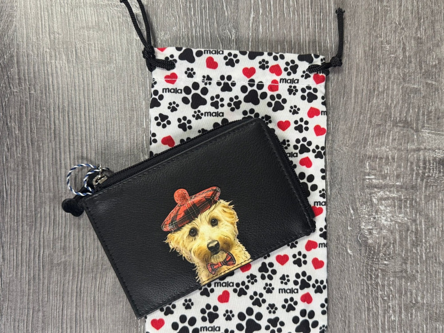 Leather Coin & Card Purse Cocos hat - Image 2