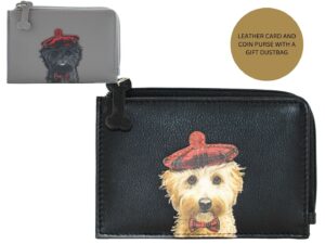 Leather Coin & Card Purse Cocos hat