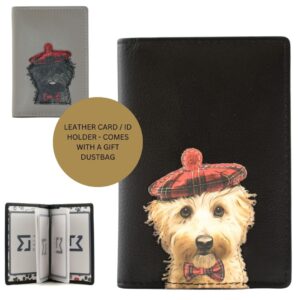 Mala Leather Cocos Tartan Hat RFID Card Wallet 622 12