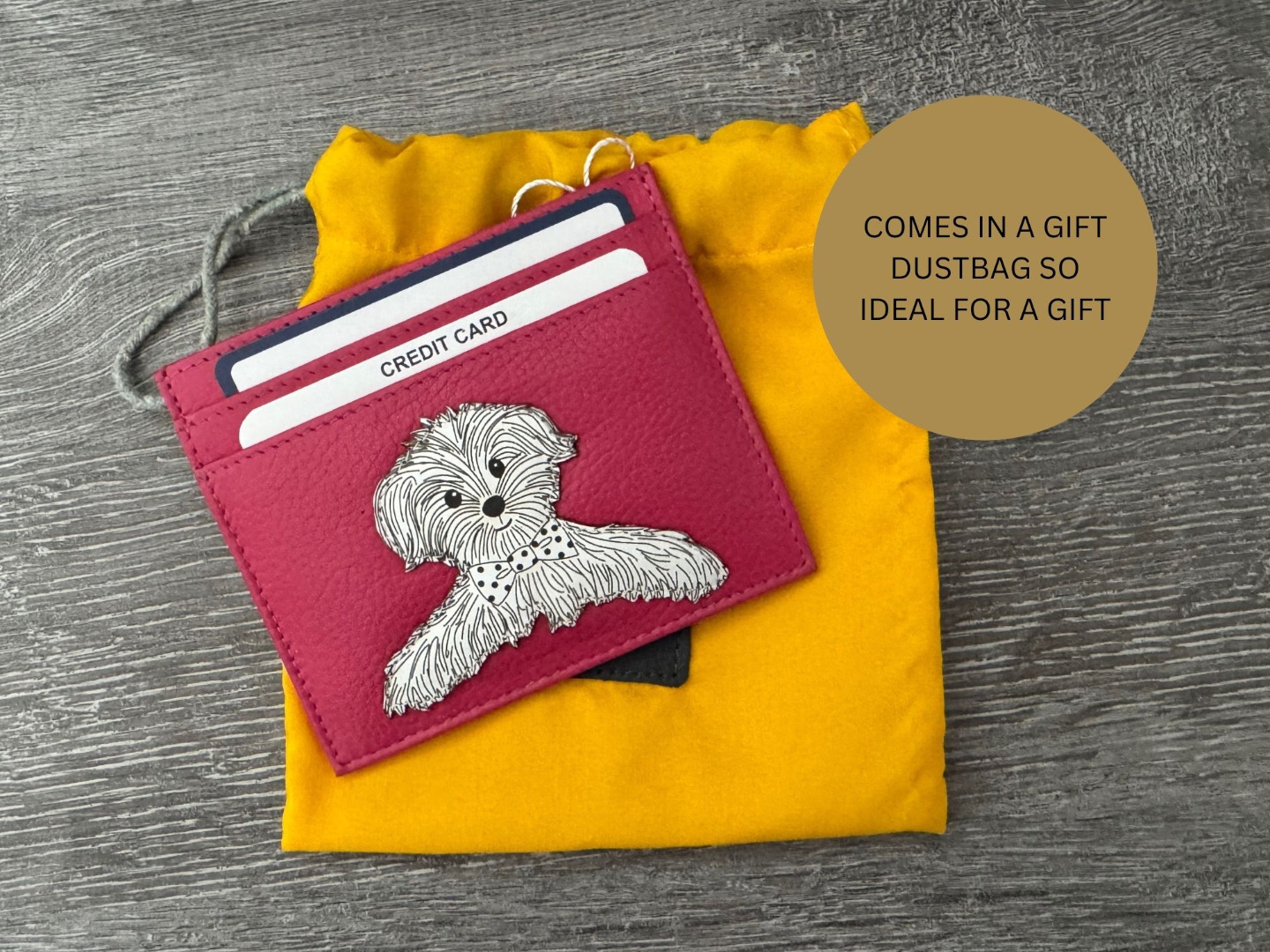 Mala Leather Coco Puppy Dog RFID Card Holder with Coin Pocket, 10.5 x 8.5 cm, Small, Leather - Image 4