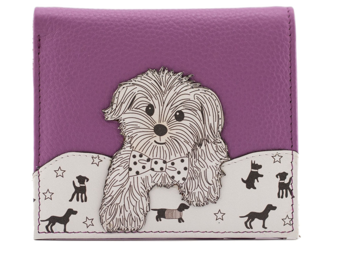 Mala Coco Puppy Leather Purse, Compact Purse with Coin Zip Pocket - Image 7