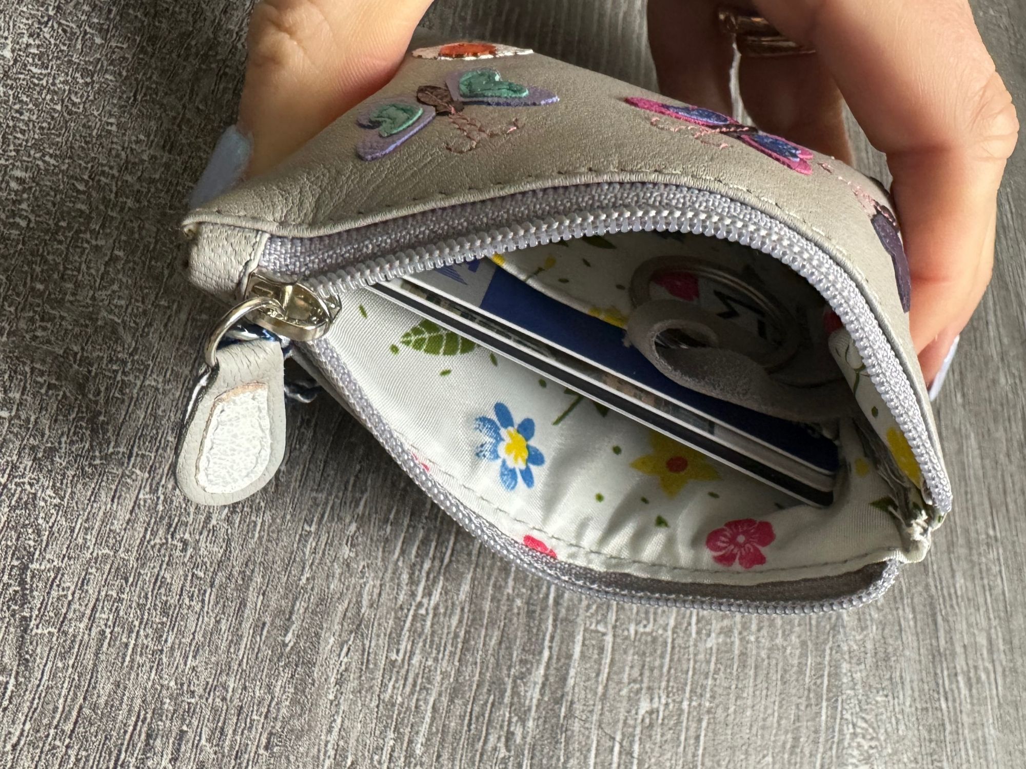Sophia Leather RFID Card & Coin Purse - Image 5