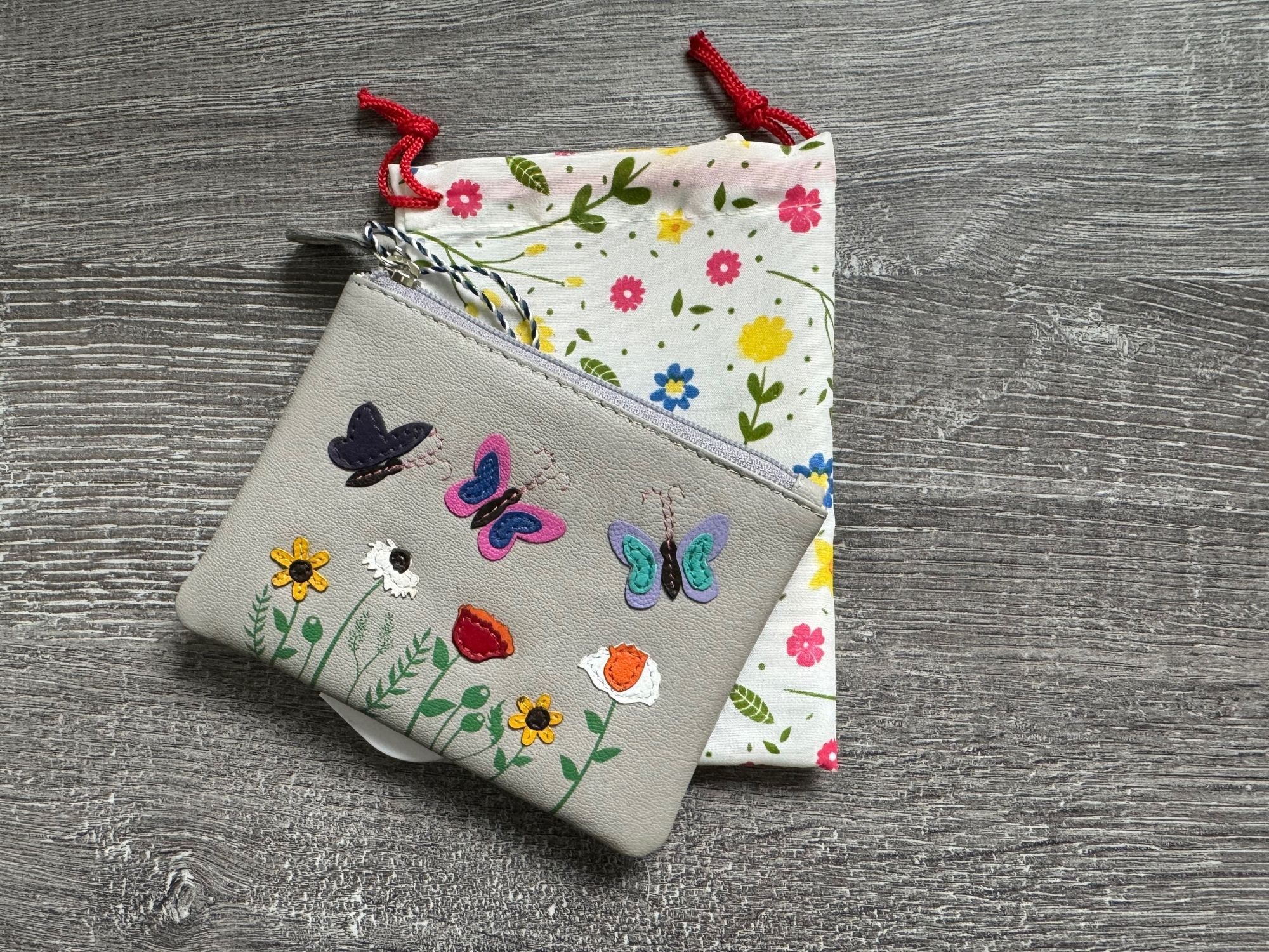 Sophia Leather RFID Card & Coin Purse - Image 3