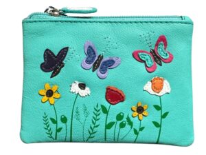 Sophia Leather RFID Card & Coin Purse