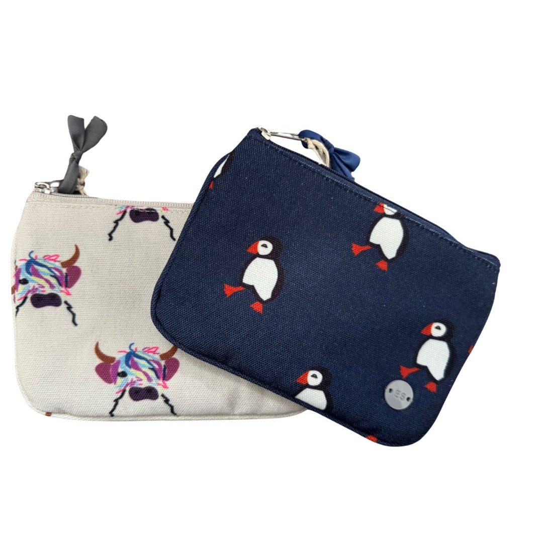 Earth Squared Animal 100% Cotton Canvas Coin Purse, 17 x 12 x 1 cm, Cotton - Image 8