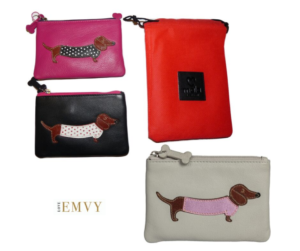 Mala Leather cute sausage dog LADIES leather Coin Purse with keychain 4133 65