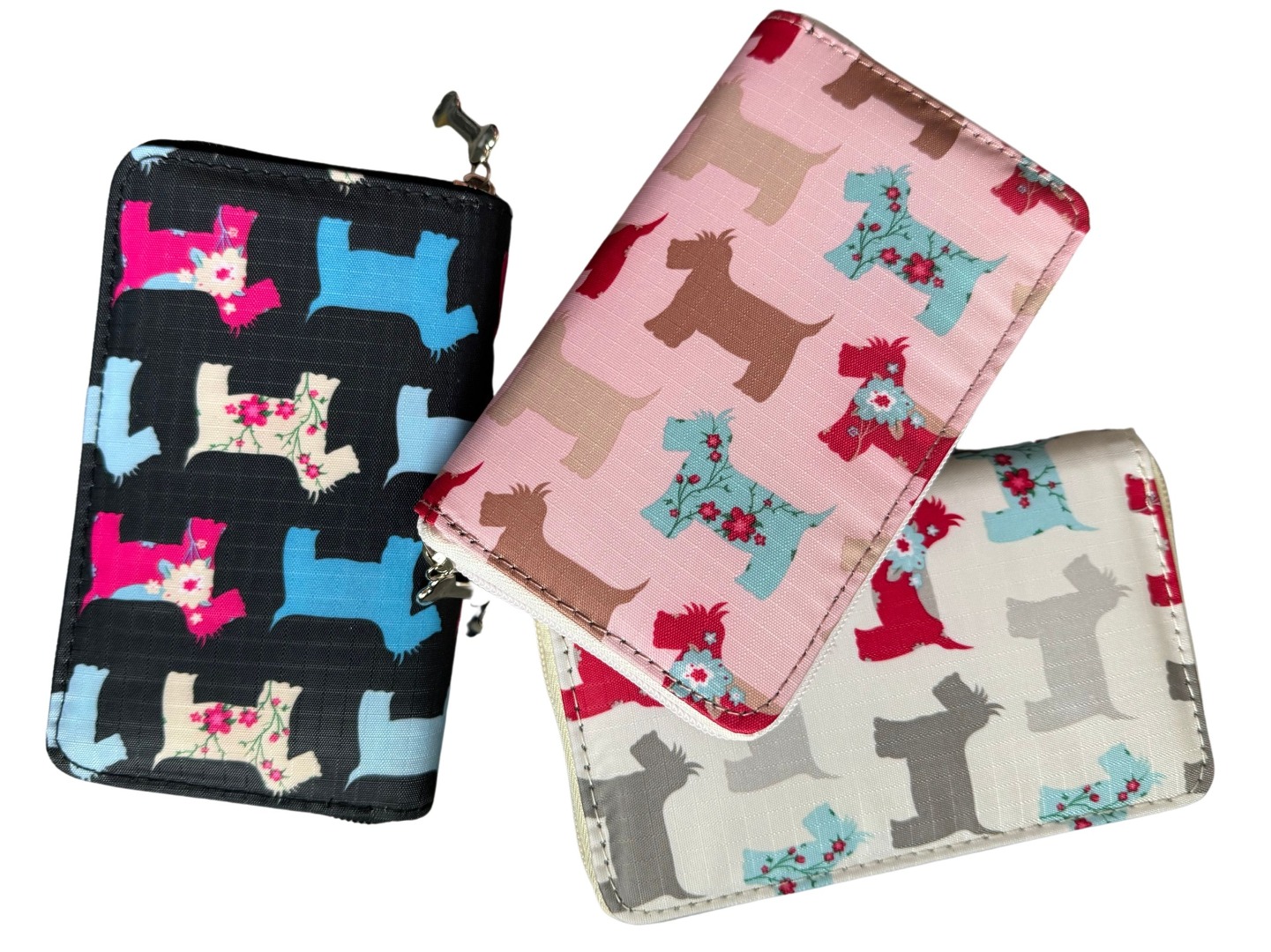 Scotty Dog Print Zip Around Wallet Womens Concertina Purse with Card Slots, Coin Pocket & Divider 16 x 10 x 2.5 cm - Image 6