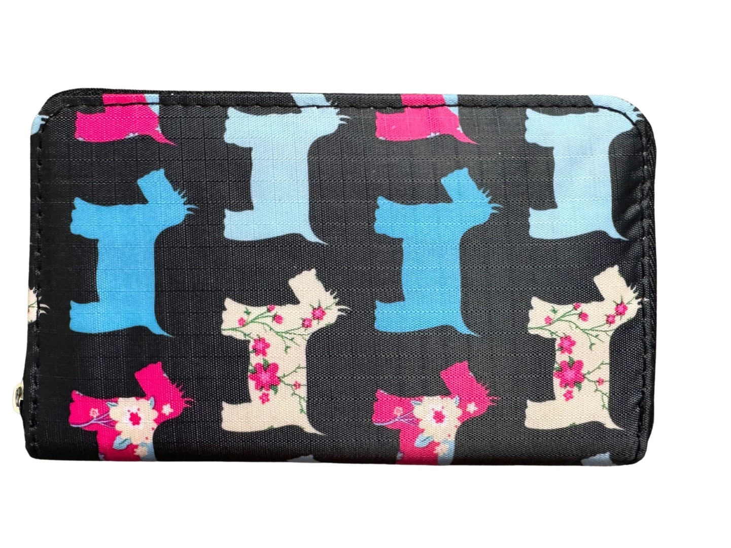 Scotty Dog Print Zip Around Wallet Womens Concertina Purse with Card Slots, Coin Pocket & Divider 16 x 10 x 2.5 cm - Image 5